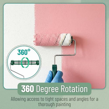 Bates- Paint Roller Frame, 9 Inch, 2 Pack Roller Handle