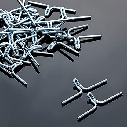 Gisafai Metal Lawn Chair Webbing Clips, 100 Pcs for Chair Frame Replacement