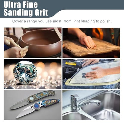 800 Grit Sand Paper, 9 x 11 Inch, 10 Pcs Wet Dry Sandpaper Sheets, Silicon Carbide for Wood, Metal, Automotive Sanding and Polishing, Waterproof and Durable - style: 800 Grit