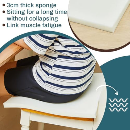 Frienda 3 Pack 1" x 18" x 18" Upholstery High Density Foam Cushion - size: 1 x 18 x 18 Inch