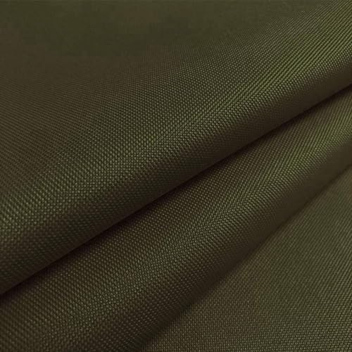 Waterproof Canvas Fabric by The Yard 600D Upholstery Outdoor Fabric 58”W - color: Army Green, size: Cut by the yard