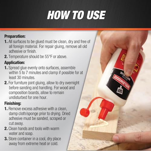qt Dap 00492 Weldwood Original Wood Glue (Pack of 2) - size: 32 Oz (Pack of 2)