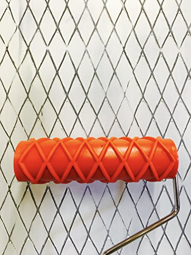 Decorative Art Texture Roller - 7" Roller (Diamond Pattern) - color: Diamond Pattern