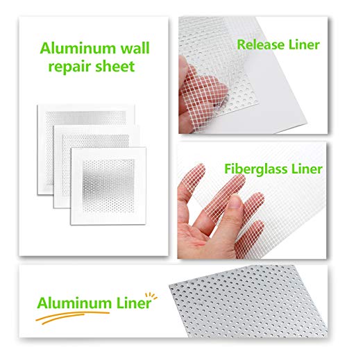 6pcs 4/6/8 Inch Drywall Repair Patch - size: 4", 6", 8", 6 PCS