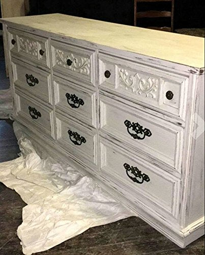 Retique It Chalk Furniture Paint, 32 Fl Oz (Pack of 1), 01 Snow - color: 01 Snow - Pure White, size: 32 Fl Oz (Pack of 1)