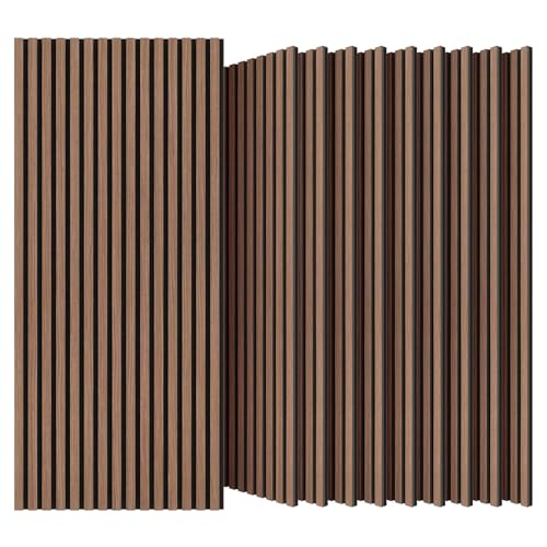 TONOR Wood Wall Panels for Interior Wall Decor-10 Pack 47.2" x 23.6" - color: Walnut, size: 10 PCS