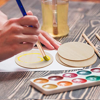 10pcs Oval Craft Wood 7X4.3 Inch Unfinished Wood Crafts,Wood Circles for Crafts, Wooden Oval Cutout,Painting and Wedding Decorations (7 * 4.3 in) - size: 7 x 4.3 inches