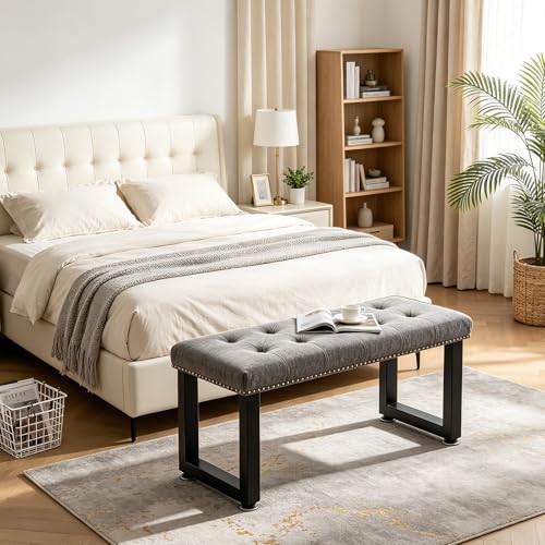 16" Metal Bench Legs Coffee Table Legs,16x11.8 Inch,Set of 2 - size: 16 '' U Shape