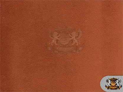 Velvet Suede Cotton Backing Drape Upholstery Bella Fabric 08 Coral / 58" Wide/Sold by the Yard