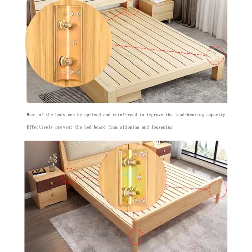Bed Rail Brackets Bed Frame Hardware Gold - color: Gold, size: Medium