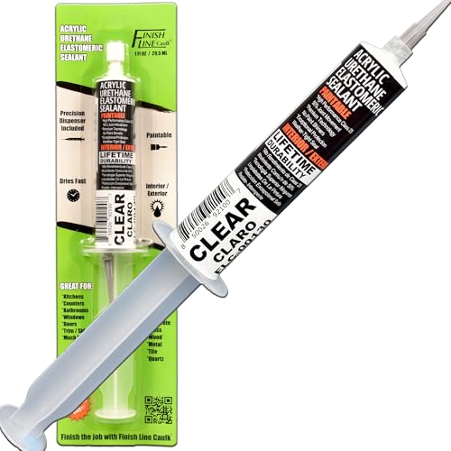 30mL Pre-Filled Precision Caulk Applicator Clear, 1-Pack - color: Clear