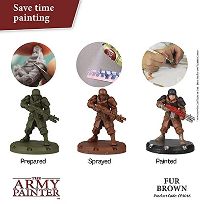 The Army Painter, Colour Primer Fur Brown, 400 ml acrylic spray - color: Fur Brown