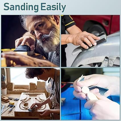 72 Pcs Sandpaper Assortment 400-3000 Grit Assorted Sanding Sheets