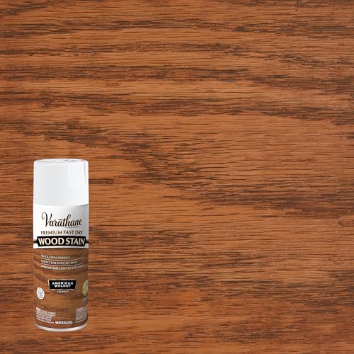 Varathane Premium Fast Dry American Walnut Wood Stain Spray - color: American Walnut, size: 10.25 Ounce (Pack of 1)