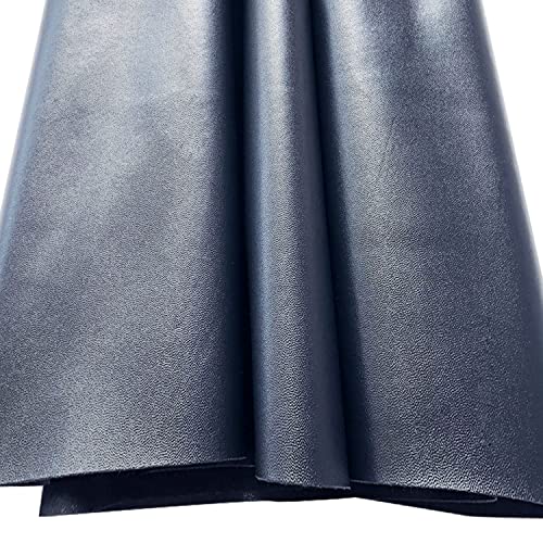 Large Soft Vinyl Upholstery Leather Fabric 1 Yard 56.3x36inch, 0.8mm Thick Texture Faux Leather Sheets, for Upholstery Crafts, Sofa, Car Seat, Handbag, Earrings, Hair Bows, DIY Crafts(Black) - color: Black