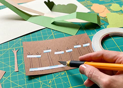 OLFA Graphic Art Knife with Cushion Grip (AK-4) - 4 Blade Style Set