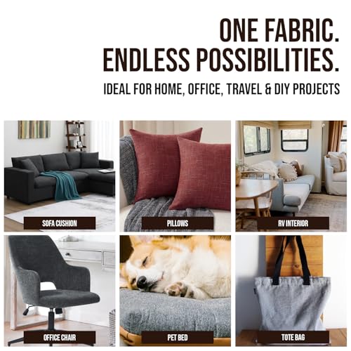 Kinsley Fabrics Whisper OATMILK 5 Yards - Water Cleanable Stain Resistant, 100% Polyester, Alta Finish, 55" Width, Non-Directional, Jacquard Weave, Durable Upholstery Fabric - color: Oatmilk, size: 5 yards