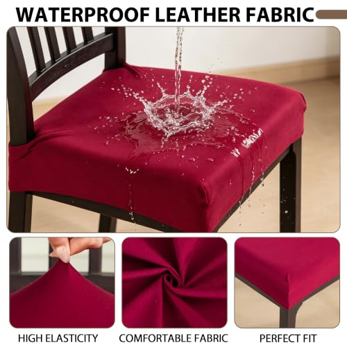 FUANGUI Dining Chair Covers Set of 2, Kitchen Chair Seat Covers - color: 03