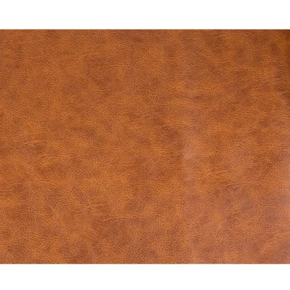 Faux Leather Sheets Fabric 54" X 36",Thick Durable Synthetic Upholstery Vinyl, Suitable for Furniture Replacement and Renovation Materials, Wallets, DIY Sewing Projects (Brown, 1 Yard) - color: Brown, size: 1 YARD