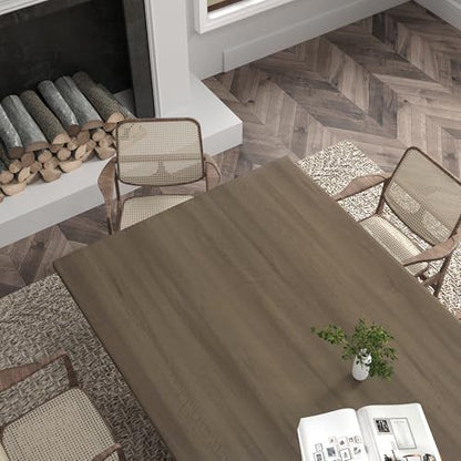 32x315inch Wide Dark Grey Peel and Stick Wallpaper Taupe Walnut Wood Grain Contact Paper for Kitchen Bathroom Cabinet Wrap Matte Thick Removable Vinyl Self Adhesive Wall Paper Waterproof Wall Stickers - color: Taupe, size: 32" x 315"