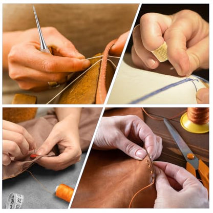 Ouligay 11 PCS Upholstery Needle and Thread Kit,