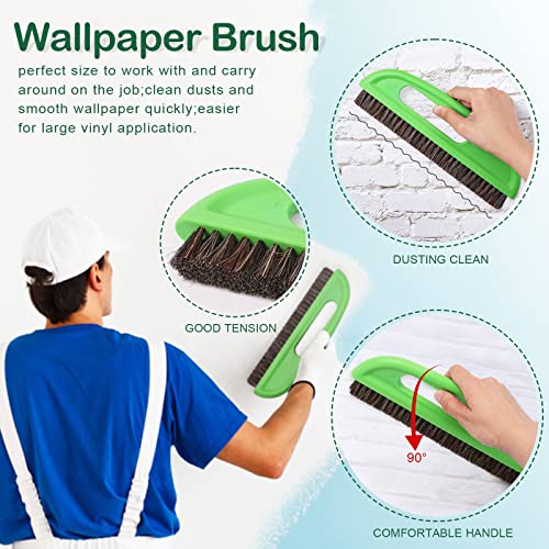 WRAPXPERT Wallpaper Smoothing Tools,Wallpaper Tool Kit with Squeegee Smoother,Seam Roller,Wallpaper Brush for Peel and Stick Hanging,Contact Paper,Vinyl Application,Wall Tile - color: Multi-r