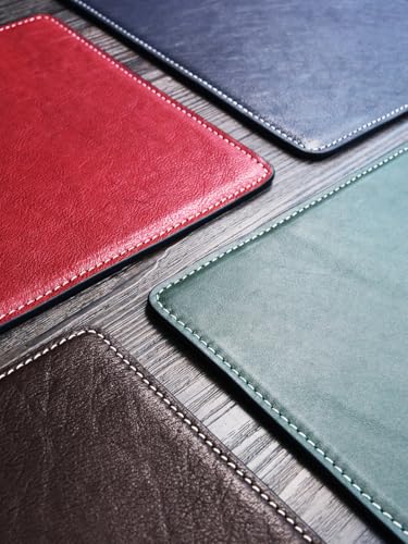 Faux Leather Vinyl Upholstery Fabric, 54 x 36 inches Synthetic Repholstery Leather Vinyl, Soft Touch Distressed DIY and Craft Material (Burgundy, 1 Yard) - color: Burgundy