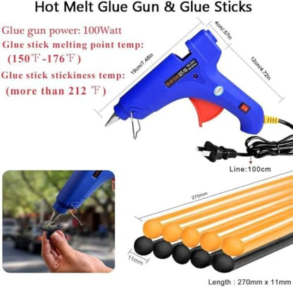GLISTON Auto Dent Puller Kit - Adjustable Golden Dent Remover Tools Paintless Dent Repair Kit Dent Lifter Puller for Car Small Dent/Ding Hail Dent Removal