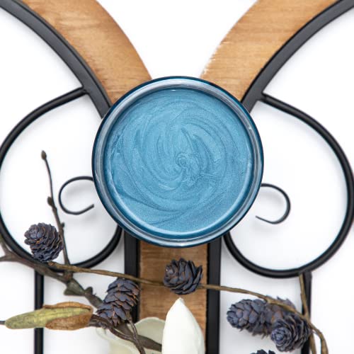Dixie Belle Paint Company Moonshine Metallics - Pacific (4oz) - color: Pacific, style: 4 Fl Oz (Pack of 1)