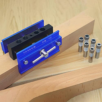 Self Centering Dowel Jig Kit (Blue) - color: Blue