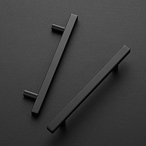 Ravinte Matte Black Square Cabinet Pulls Handles 5 Inch 30 Pack - color: Black