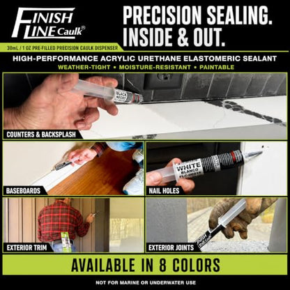 30mL Pre-Filled Precision Caulk Applicator Clear, 1-Pack - color: Clear