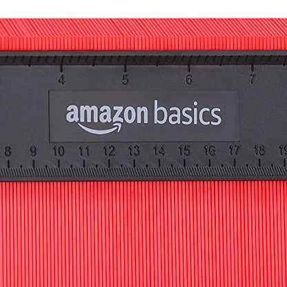 Amazon Basics Contour Gauge Set of 2, 5-inch and 10-inch Profile Tool, Shape Duplicator for Woodworking, Flooring and Molding, with Measuring Scale