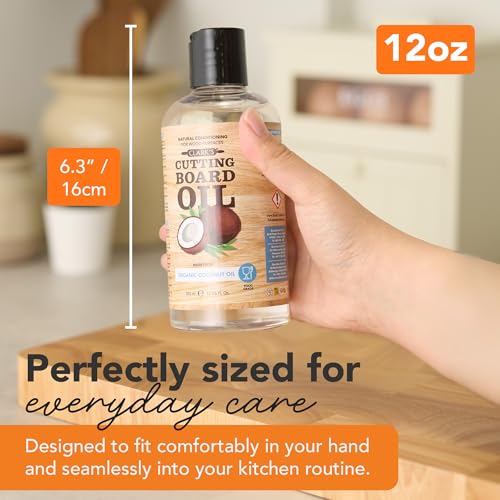 CLARK'S Cutting Board Oil made with Organic Coconut Oil, 12 Oz - Food Grade - style: Coconut Extract