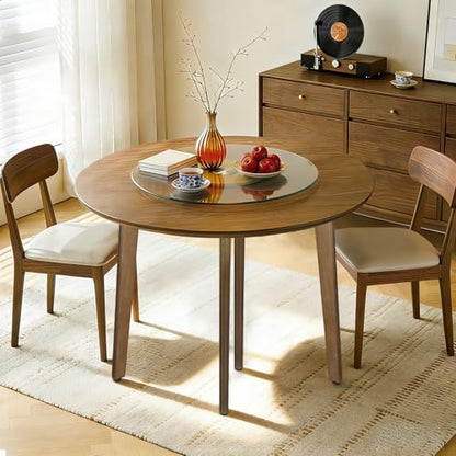 QLLY 26 Inch Solid Wood Table Legs, Wood Furniture Replacement Leg, Walnut - color: Walnut, size: 26"