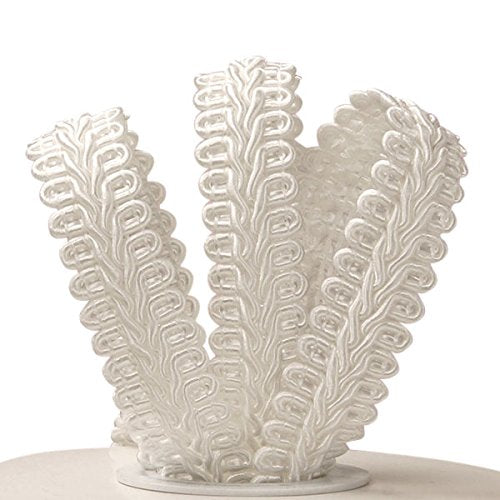 White Gimp Braid Trim 5/8" X 10 Yards - color: White, size: 5/8" x 10 Yd