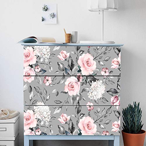 Self-Adhesive Dresser Sticker, Peel and Stick Furniture Stickers/Decals, Removable Furniture Skin (008, MALM)… - color: Md008, size: MALM