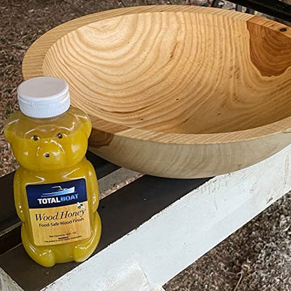 TotalBoat Wood Honey Food Safe Wood Finish - Wood Oil for Cutting Boards & Butcher Blocks (16 oz) (Pack of 2) - size: 16 Ounces (Pack of 2)