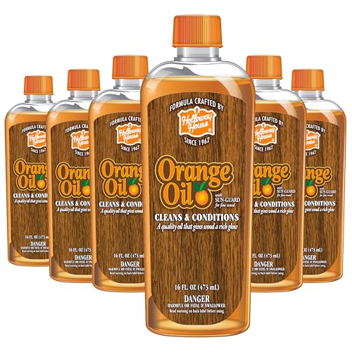 Holloway House Orange Oil Cleaner 16oz-6 Pk, Cleans & Conditions - size: 16 Fl Oz (Pack of 6)
