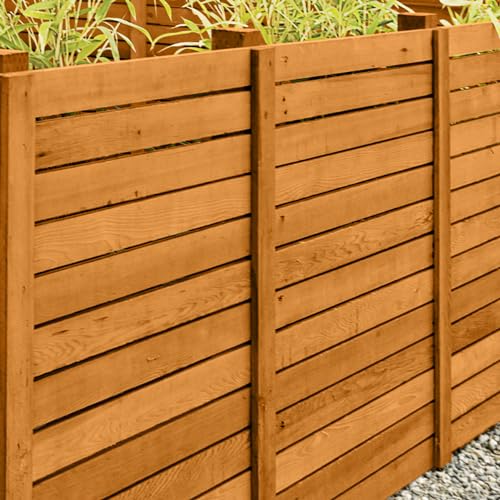 Olympic Maximum 1 gal Cedar Transparent Exterior Wood Stain & Sealer in One - color: Cedar, size: 1 Gallon, style: Transparent
