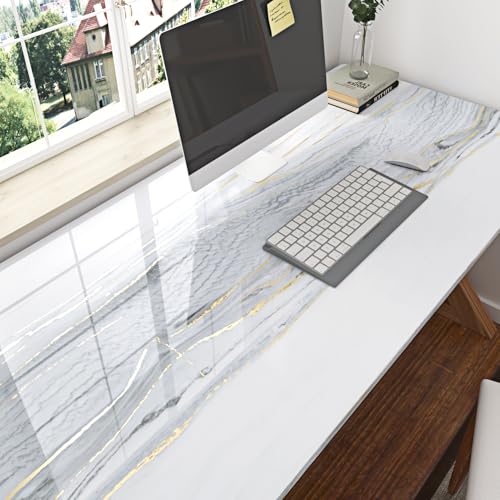 Luxury White Marble Contact Paper Peel and Stick for Countertops
