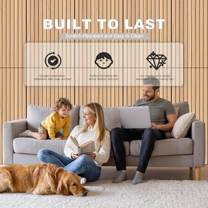 WoveN SounD Acoustic Wall Panels, Natural Oak, 10 Pack, 47.2x23.6 in - color: 10 Pack, Natural Oak, Slat Wide