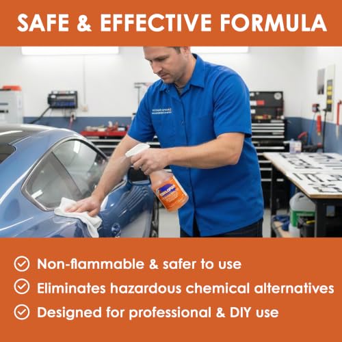 Rapid Prep Surface Cleaner 128 oz | Safe Water Based solution Removes Wax, Grease, Oil & Silicone Non-Flammable for Pre-Cleaning Paint,Metals, Sign Materials & Glass Before Vinyl Application - size: 128 Fl Oz (Pack of 1)
