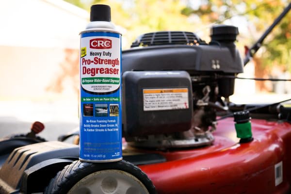 CRC 05482 Heavy Duty Pro-Strength Degreaser, All-Purpose Water-Based Degreaser, Odorless, Safe on Paint and Plastic, 15oz, [1 Pack] - size: 15 Fl Oz (Pack of 1)