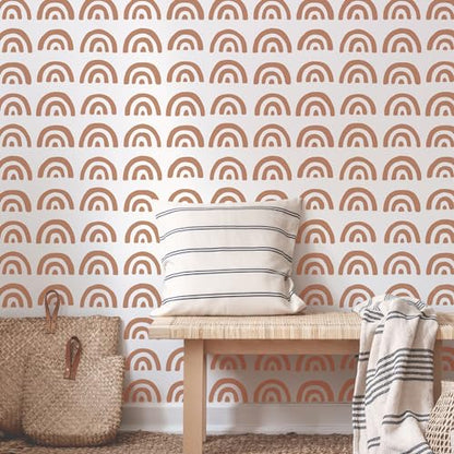 4 Pcs 14" Large Reusable Abstract Bohemian Geometric Wall Stencils