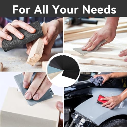 24 PCS Ultra Fine Sandpaper 2000 3000 5000 7000 10000 20000 Grit - size: 24PCS/2000-20000Grit