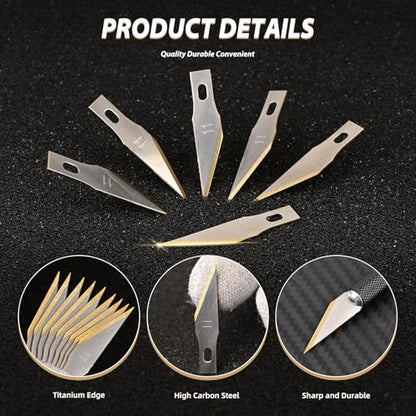 EHDIS Exacto Knife, Hobby Knife, Precision Craft Knife for Carving, Cutting