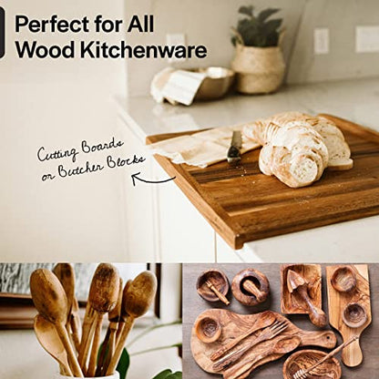 Thirteen Chefs Mineral Oil - 8 oz Food Grade Conditioner for Wood Cutting Board, Countertop & Butcher Block, Lubricant for Knife or Meat Grinder - Safe USP Finish on Marble, Soapstone (Pack of 2) - size: 8 Fl Oz (Pack of 2)
