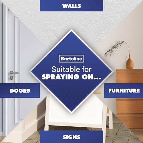 Bartoline Chalkboard Spray Paint, Black, 13.5 oz [3 Pack] - Matt Finish Writable & Wipeable Multi-Surface Coating for Wood, Metal & Plastic Fast-Drying for Home, Office, Classroom & Retail - 400 ml - size: 13.5 Ounce (Pack of 3)