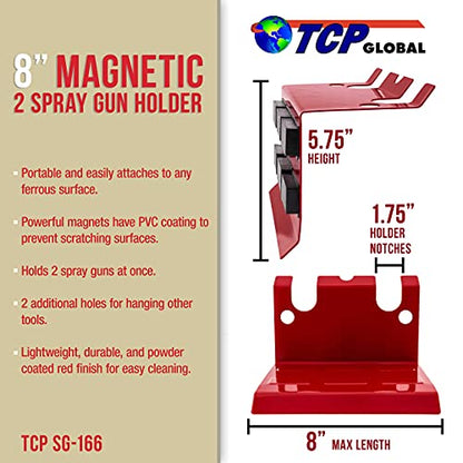 TCP Global Magnetic Paint Spray Gun Holder Stand